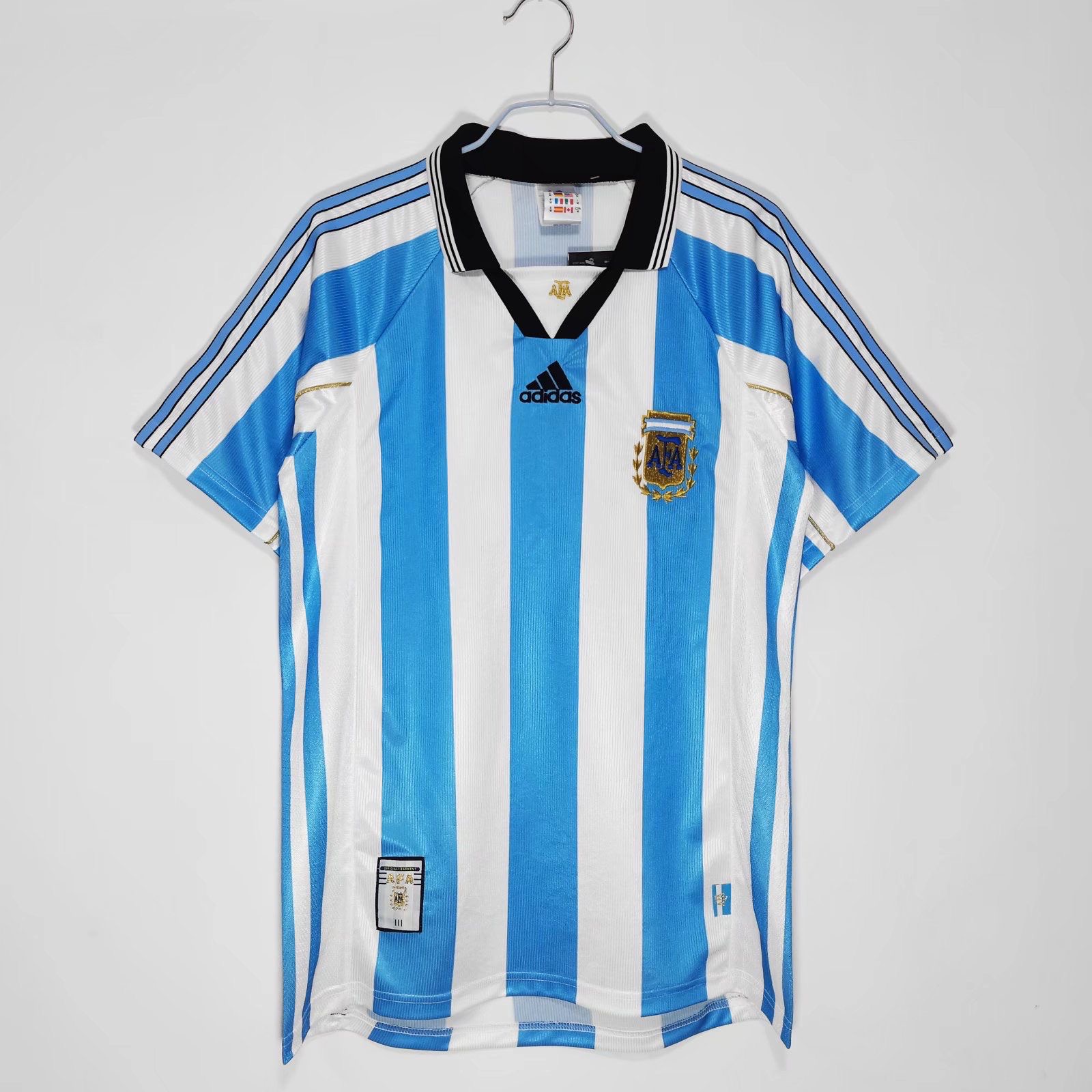 Argentina 1998 Home Jersey Argentina 1998 Home Jersey - Image 1