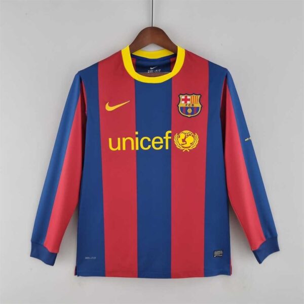 Barcelona 2010-11 Home Jersey full sleeves