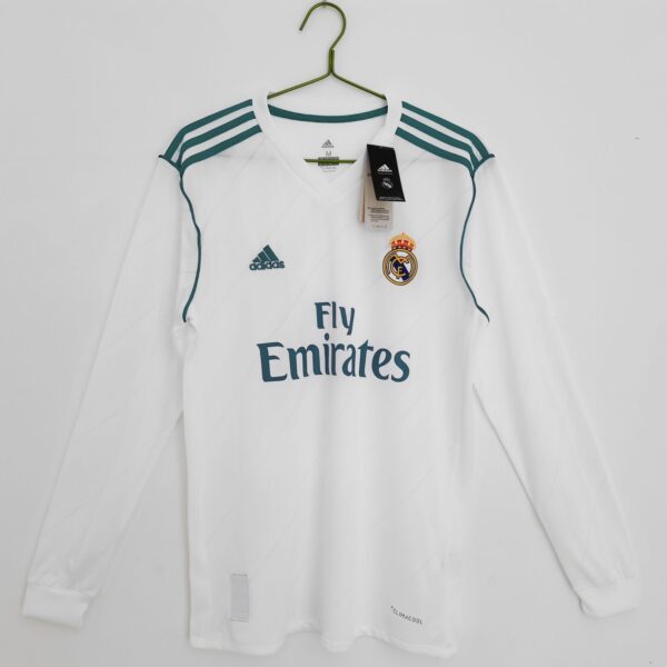 Real Madrid 2017-18 Home Jersey - Full Sleeves