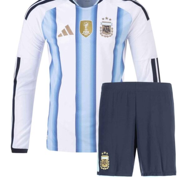Argentina home 2026 world cup long sleeves with shorts
