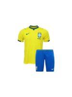 Brazil home 2026 world cup fan version with shorts kids