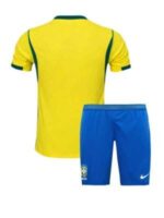 Brazil home 2026 world cup player version with shorts - Image 2