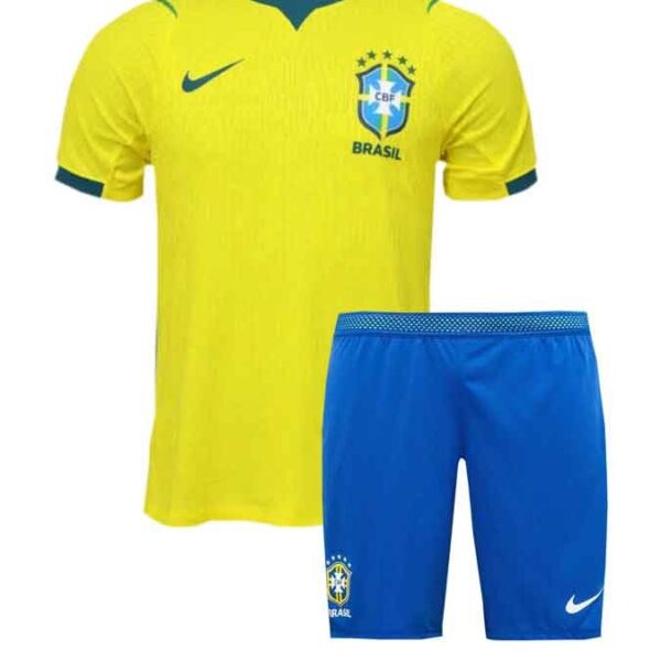 Brazil home 2026 world cup player version with shorts