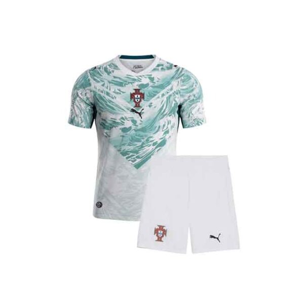 Portugal away 2026 world cup fan version with shorts kids collection
