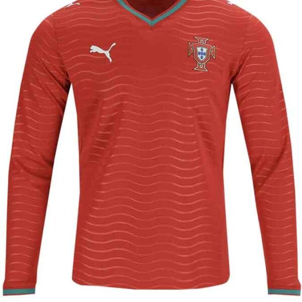 Portugal home 2026 world cup fan version long sleeves