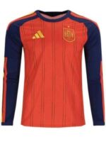 Spain home 2026 world cup fan version long sleeves